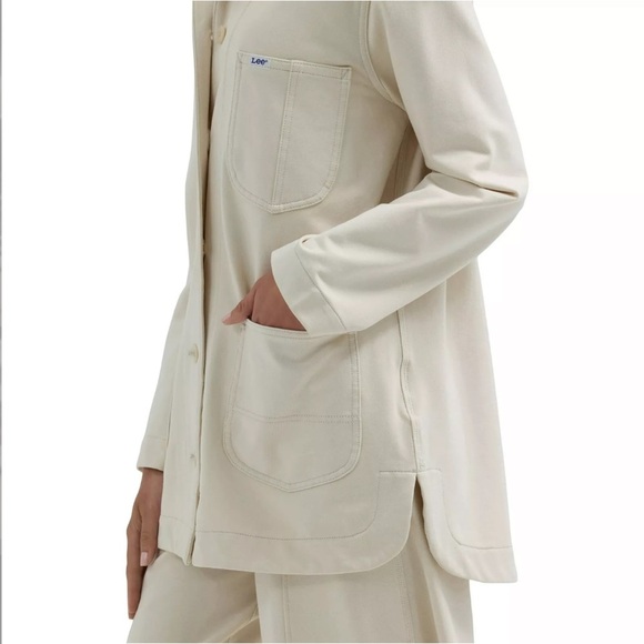 Lee Women's Plus Lee Layers Chore Duster, Size XXL, Loose Fit, Soy Bean, Pocket - Picture 4 of 6